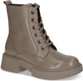Caprice Dames Enkellaarsje 9-25101-43 348 G-breedte Bruin Leer Ritssluiting/Veters 39 EU