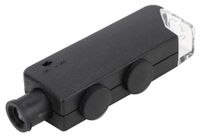 Microscope portable avec éclairage LED, grossissement 60-100x