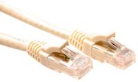 ACT IK8401 U/UTP CAT6 Patchkabel Ivoor -1 meter