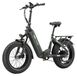 Fatbike Vélo électrique - Pneus larges 50,8x10,2 cm - Batterie amovible 48V18Ah - Moteur de roue arrière 250W - Freins à disque hydrauliques - Vert mat