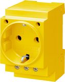 Siemens 5TE6810 Wandcontactdoos met randaarde Delta Geel Schakelmateriaal 1 stuk(s)