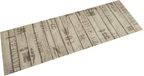 vidaXL Tapis de cuisine lavable motif de clôture 60x180 cm velours