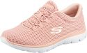 Skechers SUMMITS Femme Sneaker, Rose Mesh/ White Trim, 38 EU