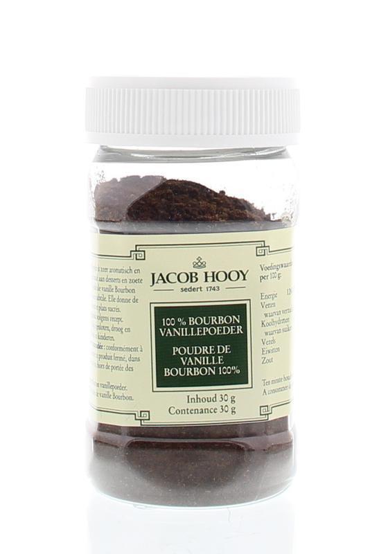 Jacob Hooy Vanille poeder bourbon 100 30 G