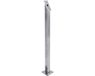 Securit® Poteau carré en acier inoxydable | 120 cm