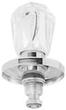 GROHE Bovenstuk 11544 3/4" f.UP-kran. Brillant greep markering blauw chroom, 11544000