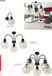 Edylit ZEFIR Zwarte wandlamp met transparante kap, model ZEFIR 13-293