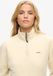 Superdry Pullover en polaire court à demi-zip Femme Oatmeal Beige