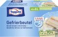 TOPPITS Vrieszakken, 45 stuks, 6 liter, Polyetheen, Transparant