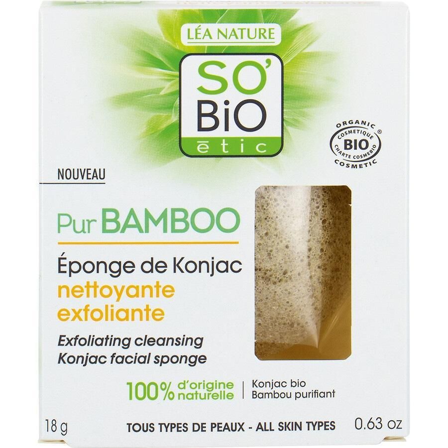 SO'BiO étic Pur Bamboo Bamboo Konjac Sponge 8 g