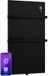 Klarstein BathRadiant Smart chauffage infrarouge – 600 W, jusqu'à 10 m², IP44, porte-serviettes, application, Alexa & Google Home, commande tactile