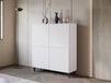 Buffet FUKETTE 4 portes blanc