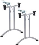 Stema - Pied de table articulé - 59 cm - Aluminium - Empilable