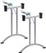 Stema - Pied de table articulé - 59 cm - Aluminium - Empilable