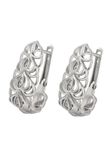 Gaya Earrings 14 Karaat Koper Zilver 2.10 cm Vrouwen