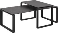 Giga Living Salontafel Set van 2 Glentruan Zwart Keramiek