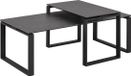 Giga Living Salontafel Set van 2 Glentruan Zwart Keramiek