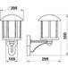 Albert Leuchten Buitenwandlamp Genefe, met sensor, zwart