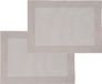 Secret de Gourmet diner placemat Texaline - Set van 10x stuks - beige - 50 x 35 cm