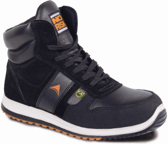 no risk Jumper Hoog S3 ESD - zwart - 38