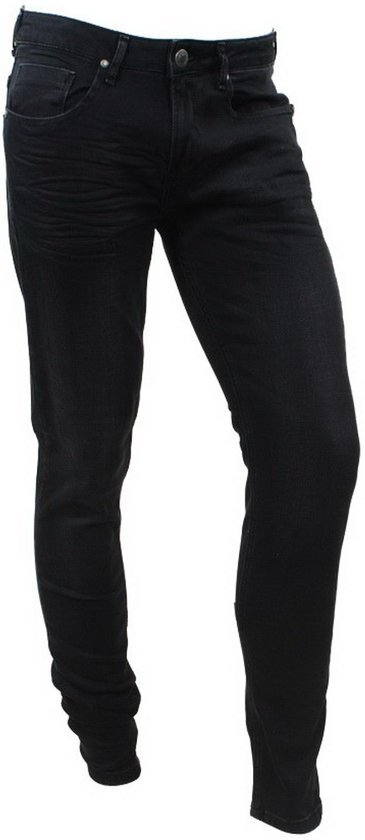 Cars Jeans - Heren Jeans - Tapered Fit - Stretch - Lengte 34 - Shield - Black Used