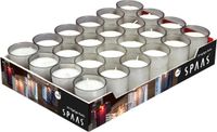 Spaas Refill kaars grijs 24 Stuks