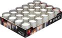 Spaas Refill kaars grijs 24 Stuks