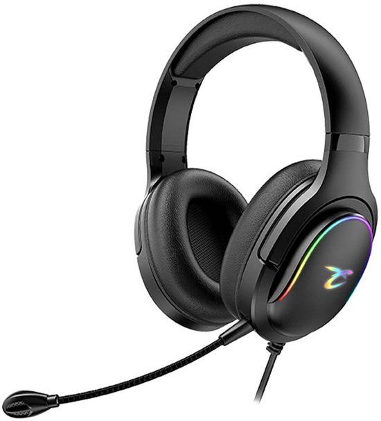Subsonic Spectra LED Gaming Headset – Stereo Koptelefoon met Microfoon – RGB Verlichting – Geschikt voor PS5, Xbox, Switch & PC