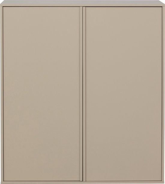 vtwonen Daily Kast Double - Grenen - Dakargrau - 110x100x58 cm