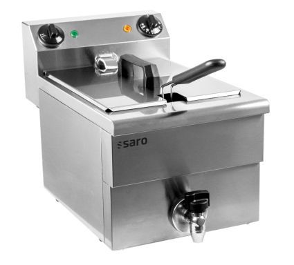 Saro FE 101 Enkel - 10L - 3250W - Stainless Steel Deep Fryer