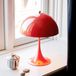 Louis Poulsen Panthella 250 Portable rechargeable corail rouge