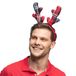 Boland - Diadeem Tartan reindeer - Één maat - Volwassenen - Unisex - Kerst