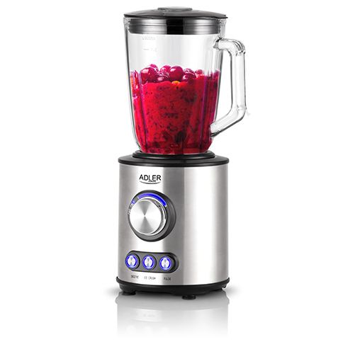 Adler AD 4078 Blender - 1700W - Zwart/RVS/Transparant - 1.5L