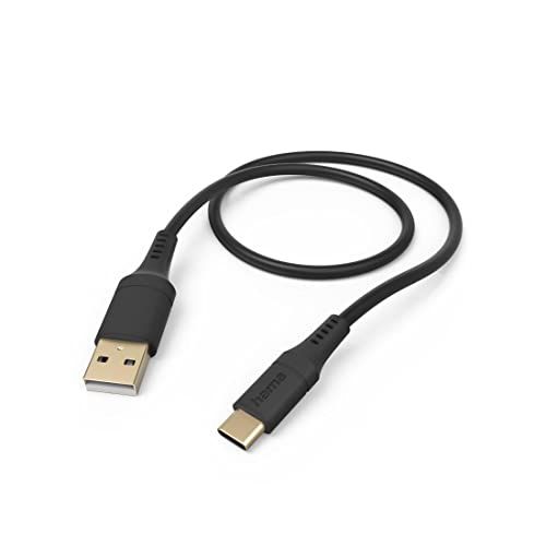 Hama USB-A - USB-C Kabel Flexibel 1.5 m Zwart