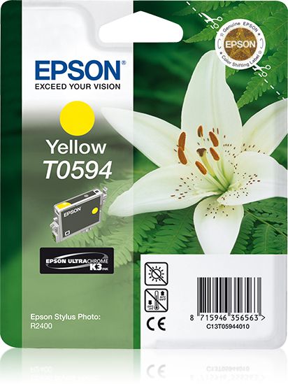 Epson T0594 Yellow inktcartridge - 13 ml - C13T05944010