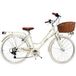 Canellini Stadsfiets Dolce Vita by Canellini ROMA 26 met mand - Crème