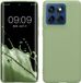 kwmobile hoesje geschikt voor Motorola Edge 60 - Back cover in lichtgroen