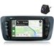 Seat Ibiza IV 6J (2009-2015) Autoradio 7'' Android 14 avec CarPlay, Android Auto, 2G RAM, 64G Stockage, Bluetooth, GPS, Wi-Fi, RDS, SWC, DAB+, 4-Core, USB, FM
