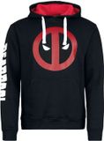 Deadpool Logo Heren Trui met capuchon - zwart - L