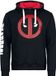 Deadpool Logo Heren Trui met capuchon - zwart - L