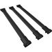 Mercedes E Classe (s212) Wagon 2010-2016 Fly Modèle Barres De Toit Railing Porte-bagages De Voiture Aluminium Noir 3 Barres