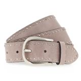 b.belt Studded belt Leder - Dames - 80 cm - rose