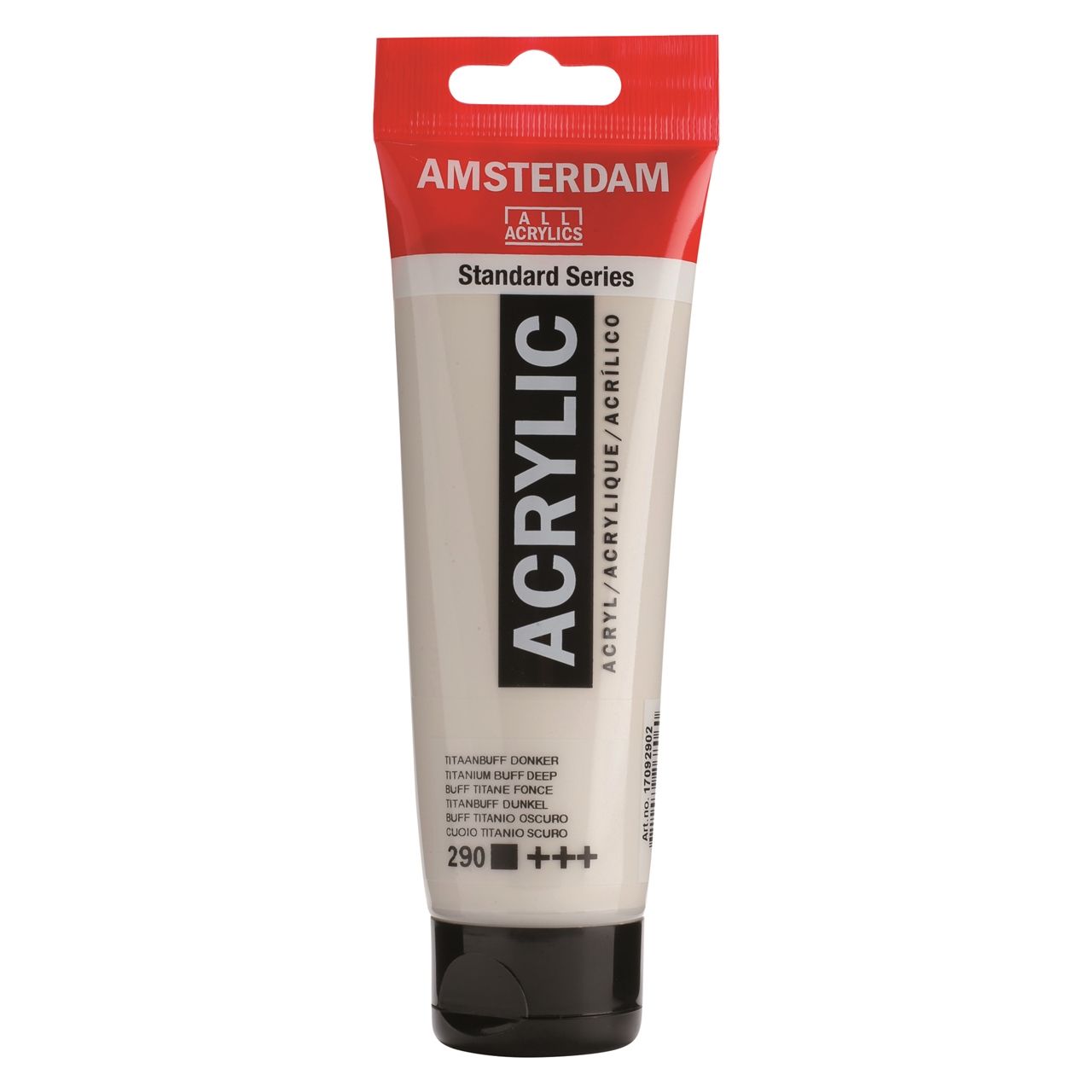 Amsterdam Standard Series Acrylic Paint Tube 120 ml - Titanium Buff Dark 290 - White