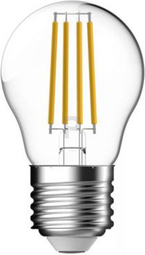 Energetic LED Filament Kogellamp P45 E27 4.8W 2700K 230V - Helder - Dimbaar - Warm Wit