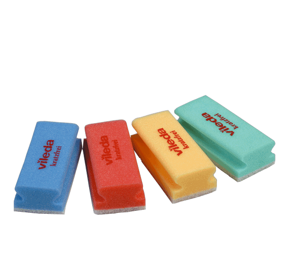 Vileda 101882 - Sponzen - blauw - 10 stuks