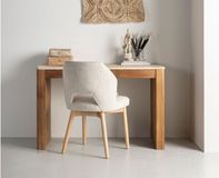 DTP home Bliss mortex bureau teakhout - 120x60x76 cm - Beige