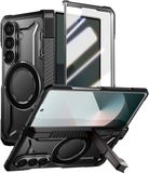 Supcase Ub Grip Case Zwart Geschikt voor Samsung Galaxy Z Fold 7 met Screenprotector en MagSafe
