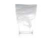 H&H Set 6 Bicchieri Alabastro In Vetro Bianco Cl35