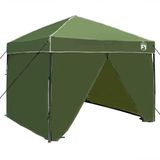 vidaXL Luifeltent 243 x 243 x 251 cm groen stof