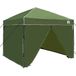 vidaXL Luifeltent 243 x 243 x 251 cm groen stof